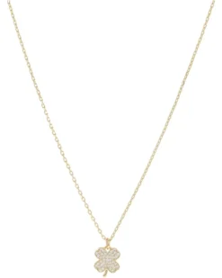 Kate Spade New York Pave Clover Pendant | Necklaces