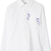 Burberry Kids Owen EKD Long Sleeve Shirt (Little Kid/Big Kid) | Shirts & Tops