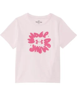 Under Armour Kids Bubble Wordmark Short Sleeve T-Shirt (Big Kid) | Shirts & Tops