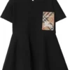 Burberry Kids Riley EKD Label Dress (Toddler/Little Kid/Big Kid) | Dresses
