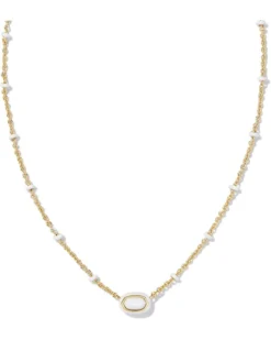 Kendra Scott Mini Elisa Enamel Frame Short Pendant Necklace | Necklaces -Shoes For Every Day 51ZPMpB5rTL. AC SR736920