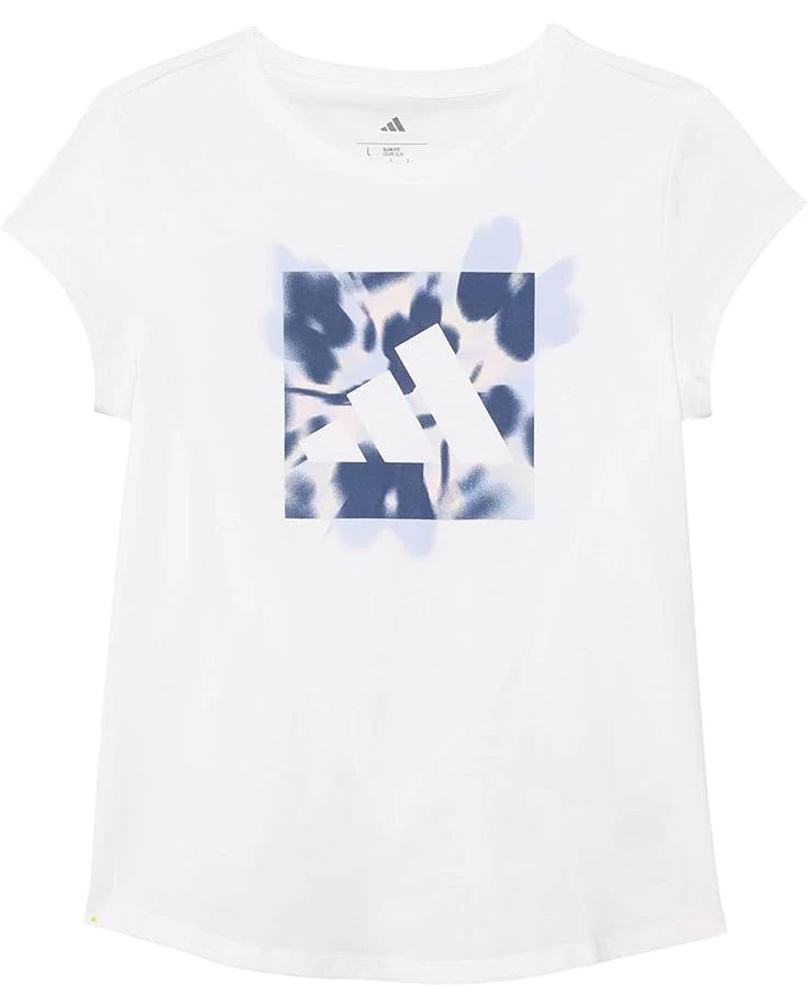 adidas Kids Cap Sleeve Tee (Big Kid) | Shirts & Tops 2 adidas Kids Cap Sleeve Tee (Big Kid) | Shirts & Tops - Image 2