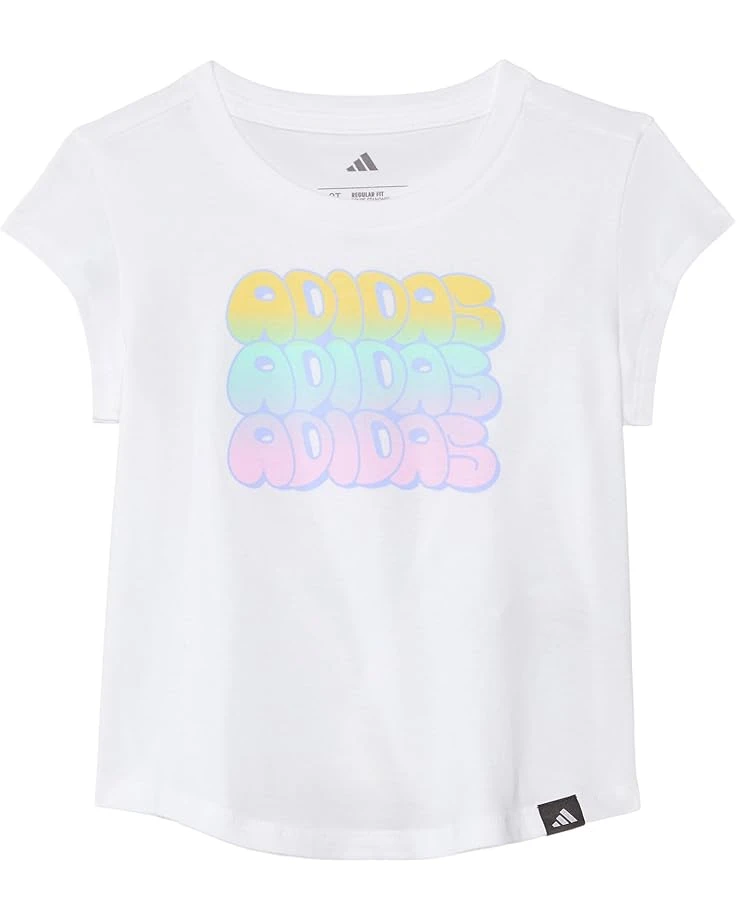 adidas Kids Cap Sleeve Tee (Toddler/Little Kid) | Shirts & Tops 2 adidas Kids Cap Sleeve Tee (Toddler/Little Kid) | Shirts & Tops - Image 2