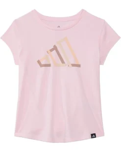 adidas Kids Cap Sleeve Poly Tee (Big Kid) | Shirts & Tops