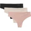 Calvin Klein Underwear Invisibles 3-Pack Thong | Underwear & Intimates