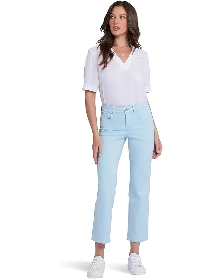 NYDJ Marilyn Straight Ankle Jeans in Aquatic 1 NYDJ Marilyn Straight Ankle Jeans in Aquatic