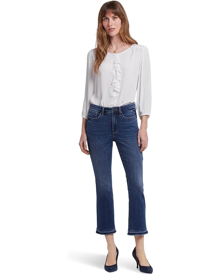 NYDJ Billie Mini Bootcut Ankle Released Hems Jeans in Rioja Springs 1 NYDJ Billie Mini Bootcut Ankle Released Hems Jeans in Rioja Springs