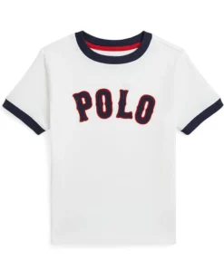 Polo Ralph Lauren Kids Baseball-Logo Cotton Jersey Tee (Toddler/Little Kid) | Shirts & Tops -Shoes For Every Day 610BnZXjSaL. AC SR736920
