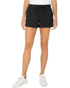 Liverpool Los Angeles Pull On Tie Waist Shorts 4in Inseam