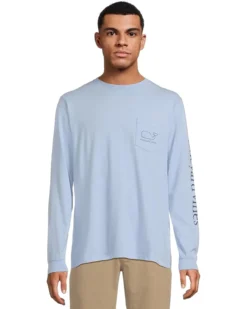 Vineyard Vines Long Sleeve Vintage Whale Pocket T-Shirt | Shirts & Tops