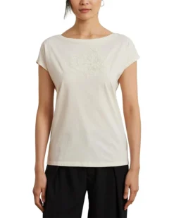 Lauren Ralph Lauren Petite Grieta Short Sleeve T-Shirt | Shirts & Tops 7 Lauren Ralph Lauren Petite Grieta Short Sleeve T-Shirt | Shirts & Tops -Shoes For Every Day 615NqZ5MNJL. AC SR736920