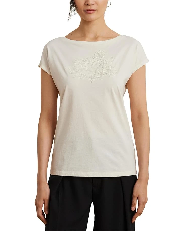 Lauren Ralph Lauren Petite Grieta Short Sleeve T-Shirt | Shirts & Tops 4 Lauren Ralph Lauren Petite Grieta Short Sleeve T-Shirt | Shirts & Tops - Image 4