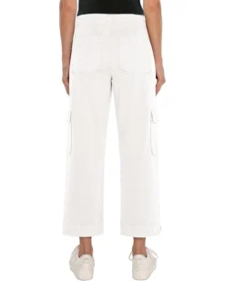 Liverpool Los Angeles Petite Utility Crop with Tab Hem & Cargo Pockets 24" Inseam | Pants -Shoes For Every Day 615n6hVCYBL. AC SR736920