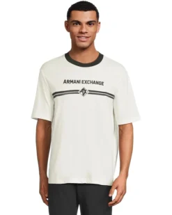 Armani Exchange Cotton Jersey Logo Tee | Shirts & Tops