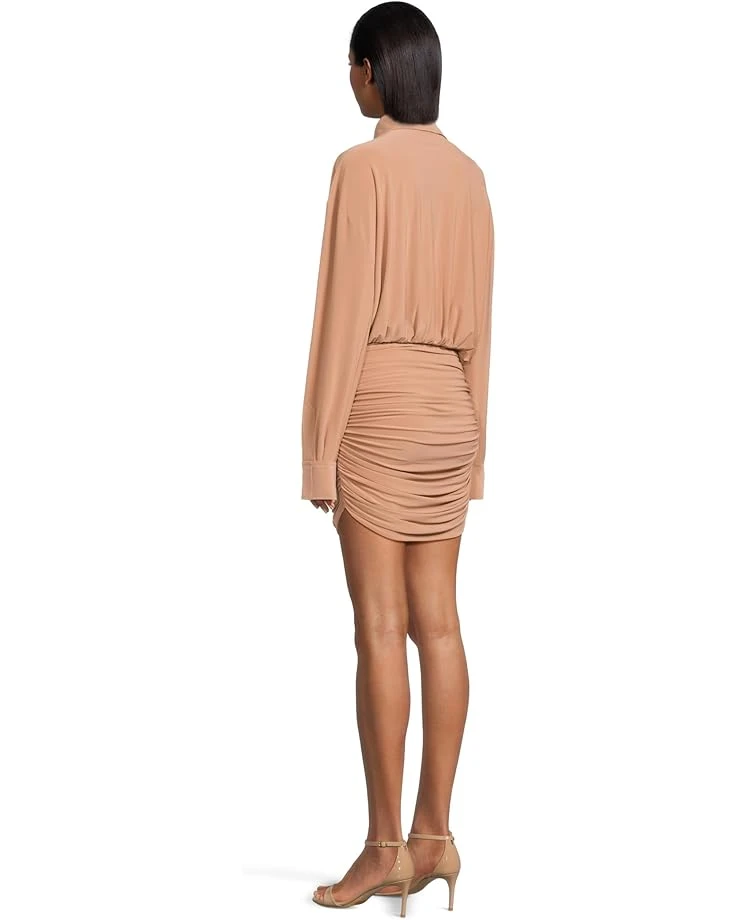 Norma Kamali Oversized Boyfriend NK Shirt Shirred Bottom Mini Dress | Dresses 3 Norma Kamali Oversized Boyfriend NK Shirt Shirred Bottom Mini Dress | Dresses - Image 3