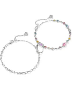 Kendra Scott Mini Elisa Abbie Set Of 2 Delicate Chain Bracelets -Shoes For Every Day 6187pO2rbvL. AC SR736920