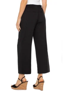 Liverpool Los Angeles Pull On Tie Waist Wide Leg Ankle Pant 26" | Pants -Shoes For Every Day 618Lo9bn6XL. AC SR736920