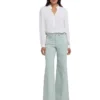 NYDJ Petite Mia Palazzo Jeans in Tomatillo