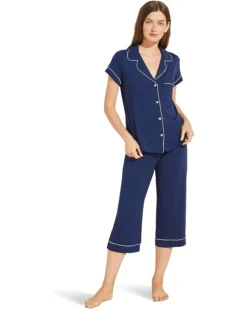 Eberjey Gisele - The Cropped Pajama Set | Sleepwear -Shoes For Every Day 619dqrBWVRL. AC SR736920