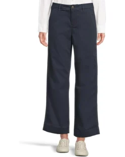 L.L.Bean Comfort Stretch Chino Mid-Rise Wide-Leg Pants | Jeans