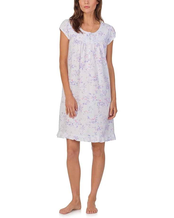 Eileen West Cap Sleeve Knit Short Gown | Sleepwear 5 Eileen West Cap Sleeve Knit Short Gown | Sleepwear - Image 5