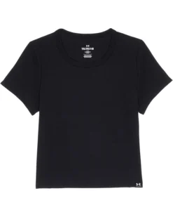 Under Armour Kids Rival Ribbed Shirt Sleeve T-Shirt (Big Kid) | Shirts & Tops