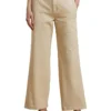 Lauren Ralph Lauren Cotton Twill Wide Leg Pants