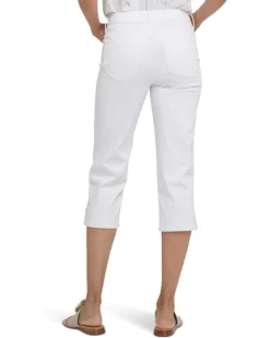 NYDJ Marilyn Straight Crop with Side Plackets Jeans in Optic White -Shoes For Every Day 61ETBdmhgAL. AC SR736920