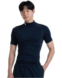 Under Armour HeatGear Armour Comp Mock Short Sleeve T-Shirt | Shirts & Tops