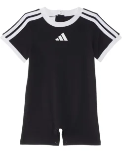 adidas Kids 3S Logo Romper (Infant) | Jumpsuits & Rompers