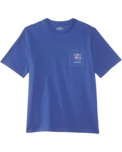 Vineyard Vines Kids Americana Dog Short Sleeve Pocket T-shirt (toddler/Little Kid/Big Kid) | Shirts & Tops