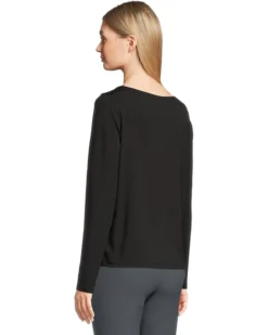 Eileen Fisher Bateau Neck Long Sleeve Top | Shirts & Tops -Shoes For Every Day 61HU4MHFBGL. AC SR736920