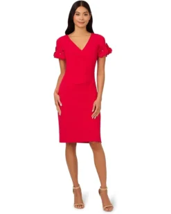 Adrianna Papell Knit Crepe Short Dress | Dresses -Shoes For Every Day 61Hfs2mawPL. AC SR736920