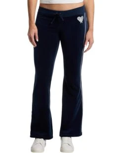 Juicy Couture Heritage Low Rise Track Pants With Side Stripe