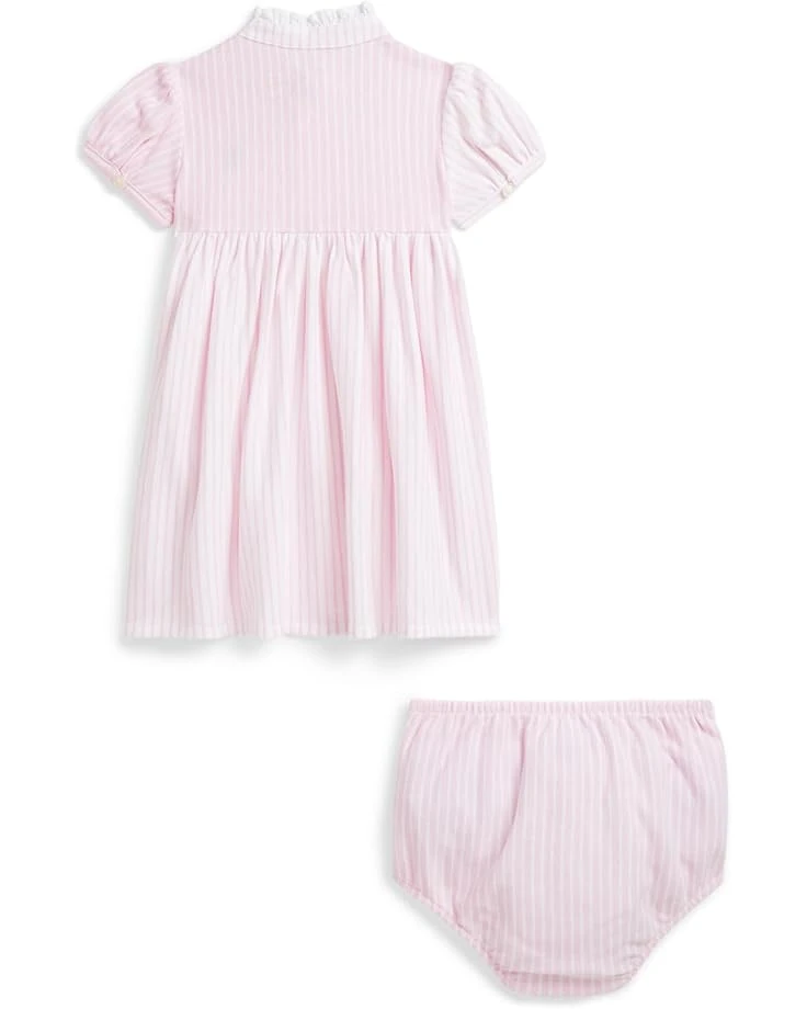 Polo Ralph Lauren Kids Knit Oxford Fun Shirtdress & Bloomer (Infant) | Dresses 2 Polo Ralph Lauren Kids Knit Oxford Fun Shirtdress & Bloomer (Infant) | Dresses - Image 2