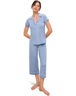 Eberjey Gisele - The Cropped Pajama Set | Sleepwear -Shoes For Every Day 61IxVf5Fq7L. AC SR736920