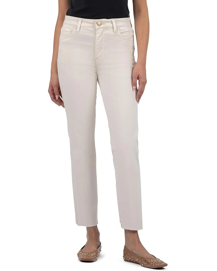 KUT from the Kloth Reese High Rise Fab Ab Ankle Straight Raw Hem | Jeans 1 KUT from the Kloth Reese High Rise Fab Ab Ankle Straight Raw Hem | Jeans