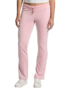 Juicy Couture Rib Waist Velour Pants with Drawcord -Shoes For Every Day 61LKCgrW7WL. AC SR736920