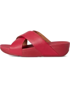 FitFlop Lulu Cross Slide Leather Sandals -Shoes For Every Day 61LknXzyQBL. AC SR736920