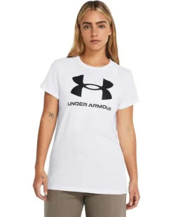Under Armour Live Sportstyle Graphic Short Sleeve Crew | Shirts & Tops -Shoes For Every Day 61MV7D64nL. AC SR736920