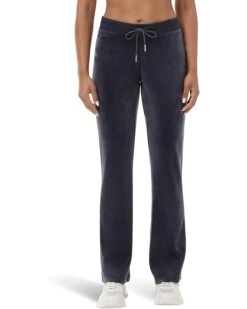 Juicy Couture Rib Waist Velour Pants with Drawcord -Shoes For Every Day 61PH3up4VuL. AC SR736920