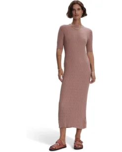Varley Fara Textured Knit Midi Dress | Dresses