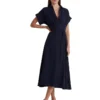 Lauren Ralph Lauren Belted Crepe Dress | Dresses