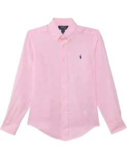 Polo Ralph Lauren Kids Linen Shirt (Big Kid) | Shirts & Tops