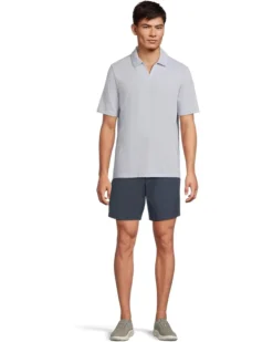 Johnston & Murphy Basket Weave V-Neck Polo | Shirts & Tops -Shoes For Every Day 61R728Di7VL. AC SR736920