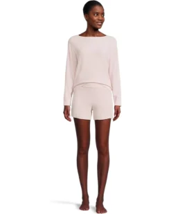 Barefoot Dreams Cozychic Ultra Lite® Boatneck Pullover and Short Set | Sweaters -Shoes For Every Day 61RCVzlZLKL. AC SR736920