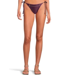 BECCA Color Sheen Demi Tie Side Basic Bottom | Swimwear