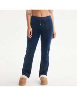 Juicy Couture Rib Waist Velour Pants with Drawcord -Shoes For Every Day 61TKOwdCawL. AC SR736920