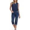 NYDJ Petite Marilyn Straight Crop Jeans in Rio Rapids