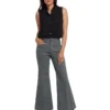 NYDJ Mia Palazzo Two Button Ankle Jeans in Sage Leaf
